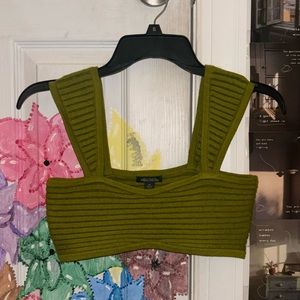 Wild fable Olive green crop tank